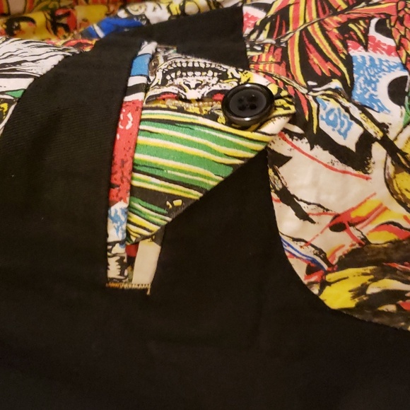 Inkslingers Blue Moe Goth Tattoo Blazer/Jacket With Tags sz 4xl - Picture 11 of 16